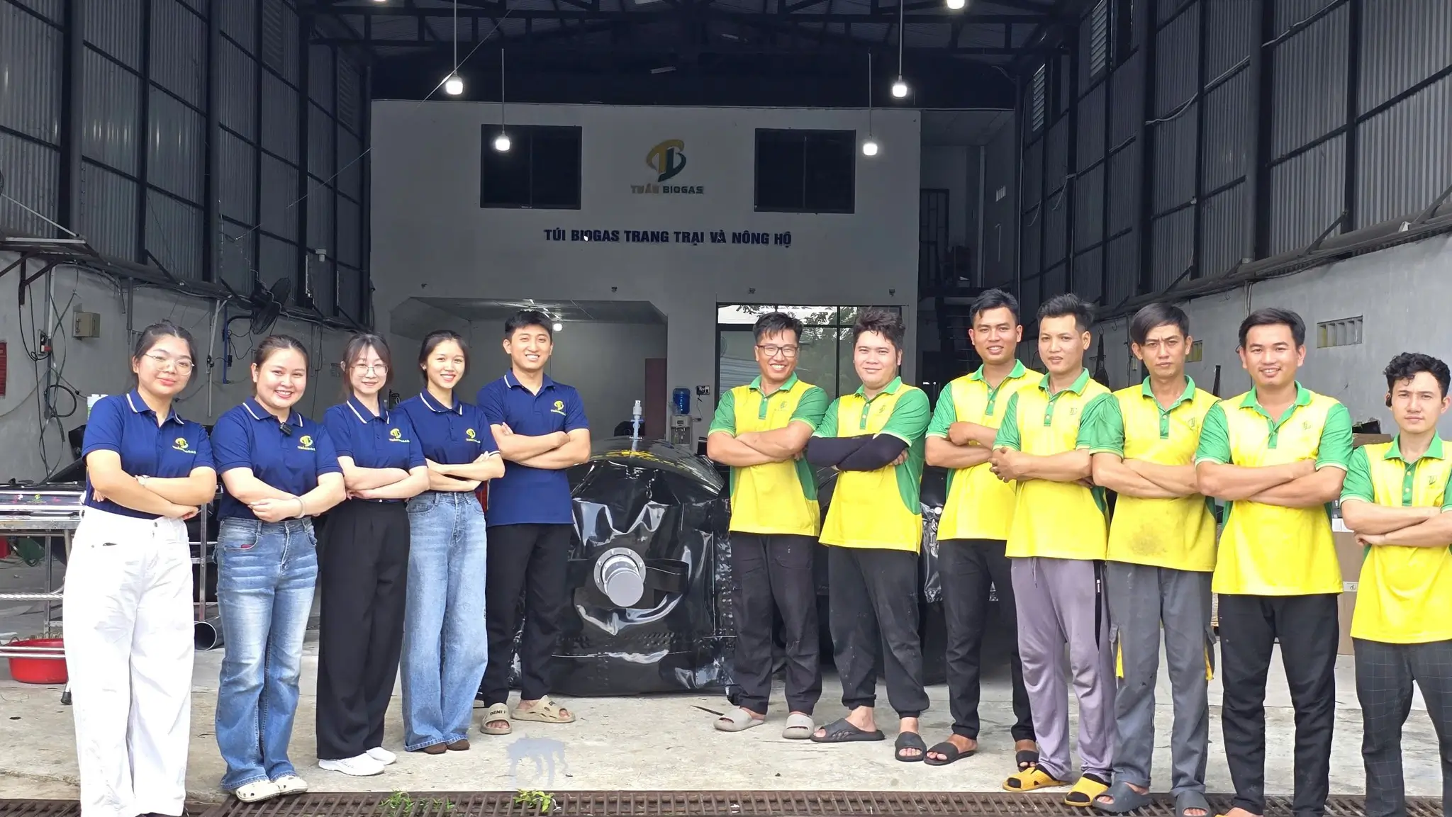 Phiếu cam kết bảo hành 5 năm 1 đổi 1 dán mã QR chính hãng của Tuấn Biogas